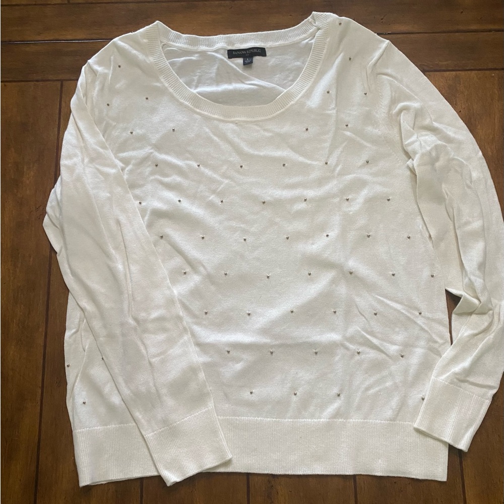 Like New Banana Republic Long Sleeve Sweater Sz Lg